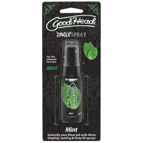 Doc Johnson GoodHead Tingle Spray Mint 1 oz.  - Extreme Toyz Singapore - https://extremetoyz.com.sg - Sex Toys and Lingerie Online Store - Bondage Gear / Vibrators / Electrosex Toys / Wireless Remote Control Vibes / Sexy Lingerie and Role Play / BDSM / Dungeon Furnitures / Dildos and Strap Ons &nbsp;/ Anal and Prostate Massagers / Anal Douche and Cleaning Aide / Delay Sprays and Gels / Lubricants and more...