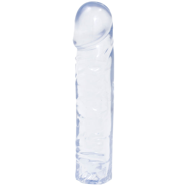 Doc Johnson Crystal Jellies 8" Classic Dong - Clear - Extreme Toyz Singapore - https://extremetoyz.com.sg - Sex Toys and Lingerie Online Store - Bondage Gear / Vibrators / Electrosex Toys / Wireless Remote Control Vibes / Sexy Lingerie and Role Play / BDSM / Dungeon Furnitures / Dildos and Strap Ons &nbsp;/ Anal and Prostate Massagers / Anal Douche and Cleaning Aide / Delay Sprays and Gels / Lubricants and more...