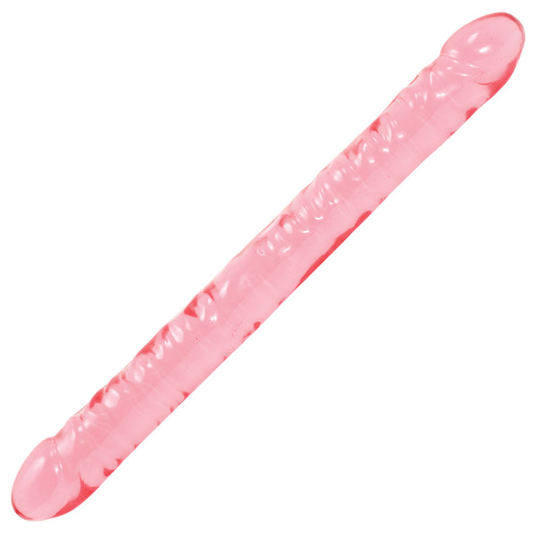 Doc Johnson Crystal Jellies 18" Double Dong - Pink - Extreme Toyz Singapore - https://extremetoyz.com.sg - Sex Toys and Lingerie Online Store - Bondage Gear / Vibrators / Electrosex Toys / Wireless Remote Control Vibes / Sexy Lingerie and Role Play / BDSM / Dungeon Furnitures / Dildos and Strap Ons &nbsp;/ Anal and Prostate Massagers / Anal Douche and Cleaning Aide / Delay Sprays and Gels / Lubricants and more...