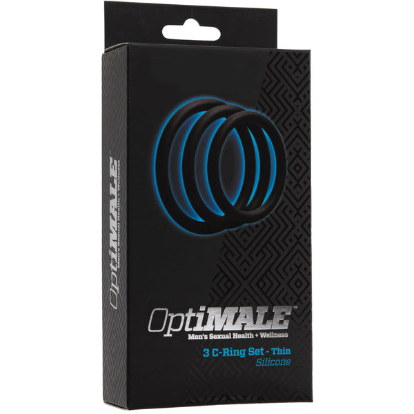 OptiMALE 3 Thin C-Ring Set - Black