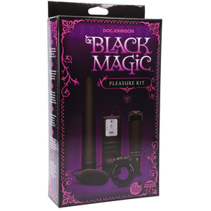 Doc Johnson Black Magic Pleasure Kit - Extreme Toyz Singapore - https://extremetoyz.com.sg - Sex Toys and Lingerie Online Store - Bondage Gear / Vibrators / Electrosex Toys / Wireless Remote Control Vibes / Sexy Lingerie and Role Play / BDSM / Dungeon Furnitures / Dildos and Strap Ons &nbsp;/ Anal and Prostate Massagers / Anal Douche and Cleaning Aide / Delay Sprays and Gels / Lubricants and more...