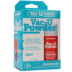 Doc Johnson Vac-U-Lock Vac-U Powder 1 oz. - Extreme Toyz Singapore - https://extremetoyz.com.sg - Sex Toys and Lingerie Online Store - Bondage Gear / Vibrators / Electrosex Toys / Wireless Remote Control Vibes / Sexy Lingerie and Role Play / BDSM / Dungeon Furnitures / Dildos and Strap Ons &nbsp;/ Anal and Prostate Massagers / Anal Douche and Cleaning Aide / Delay Sprays and Gels / Lubricants and more...