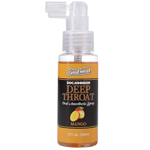 GoodHead Deep Throat Oral Anesthetic Spray - Mango