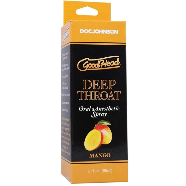 GoodHead Deep Throat Oral Anesthetic Spray - Mango