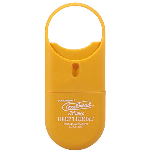 GoodHead To-Go Deep Throat Oral Anesthetic Spray - Mango
