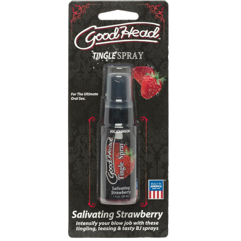 GoodHead Tingle Spray Salivating Strawberry 1 oz.