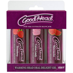 GoodHead Warming Head Oral Delight Gels - 3 Pack