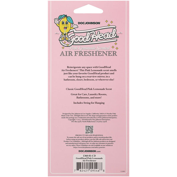 Goodhead Air Freshener - Pink Lemonade