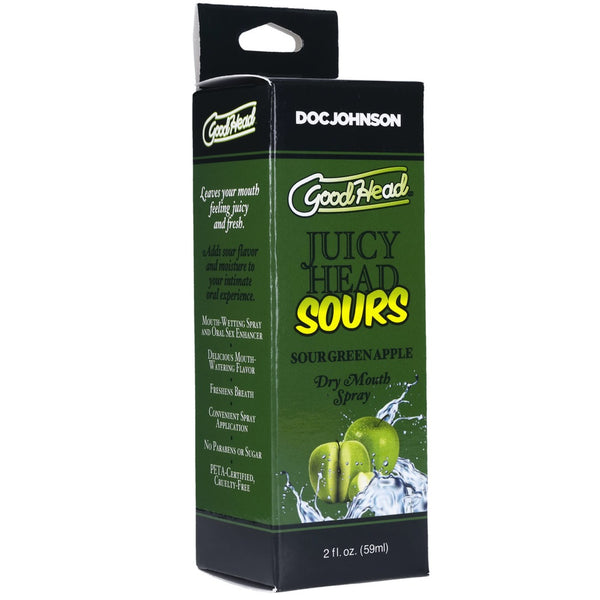 GoodHead Juicy Head Sour Green Apple Dry Mouth Spray 2 oz.