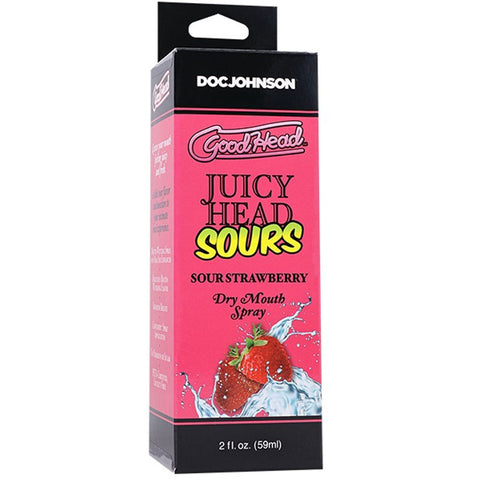 GoodHead Juicy Head Sour Strawberry Dry Mouth Spray 2 oz.