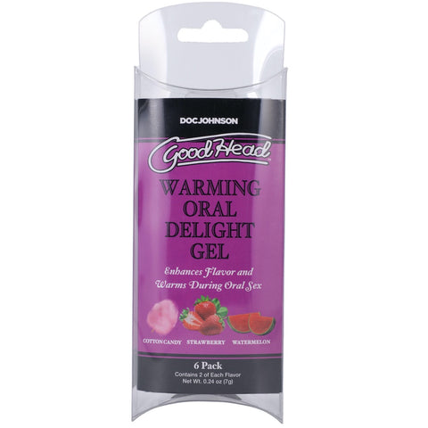 GoodHead Warming Oral Delight Gel - 6 Pack