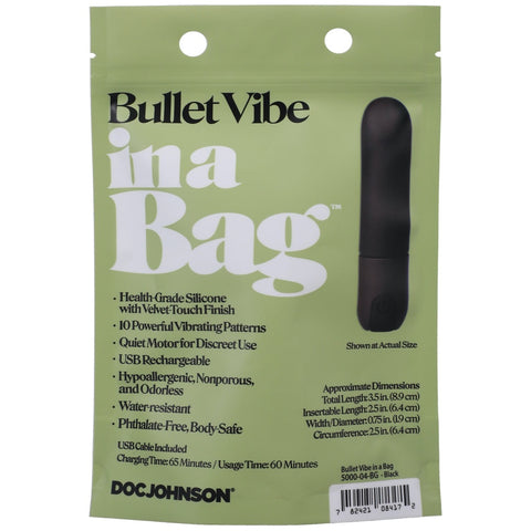 Doc Johnson Bullet Vibe In A Bag - Extreme Toyz Singapore - https://extremetoyz.com.sg - Sex Toys and Lingerie Online Store - Bondage Gear / Vibrators / Electrosex Toys / Wireless Remote Control Vibes / Sexy Lingerie and Role Play / BDSM / Dungeon Furnitures / Dildos and Strap Ons &nbsp;/ Anal and Prostate Massagers / Anal Douche and Cleaning Aide / Delay Sprays and Gels / Lubricants and more...