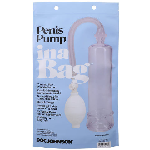 Doc Johnson Penis Pump In A Bag - Extreme Toyz Singapore - https://extremetoyz.com.sg - Sex Toys and Lingerie Online Store - Bondage Gear / Vibrators / Electrosex Toys / Wireless Remote Control Vibes / Sexy Lingerie and Role Play / BDSM / Dungeon Furnitures / Dildos and Strap Ons &nbsp;/ Anal and Prostate Massagers / Anal Douche and Cleaning Aide / Delay Sprays and Gels / Lubricants and more...