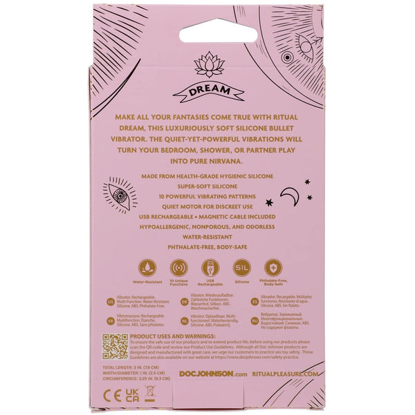 RITUAL Dream 10 Function Silicone Rechargeable Bullet Vibrator