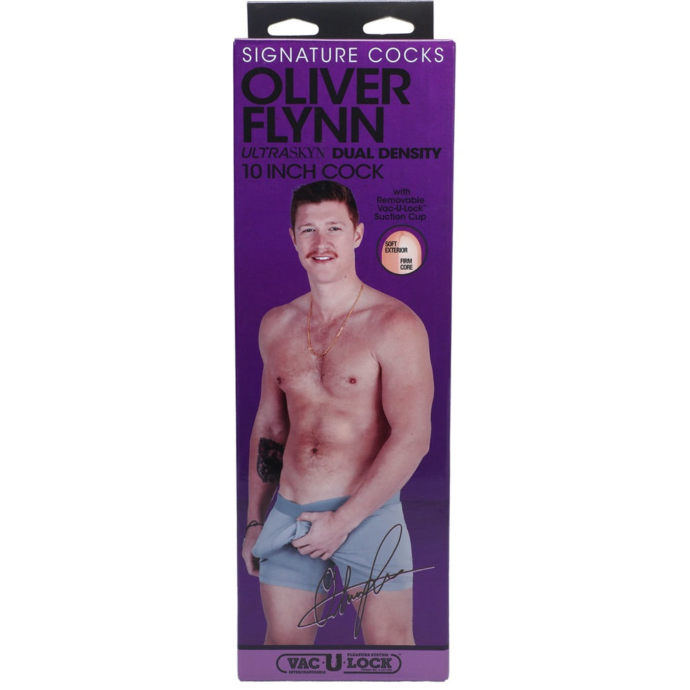 Signature Cocks Oliver Flynn 10" ULTRASKYN  Dildo with Vac-U-Lock