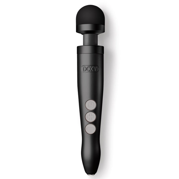 DOXY Die Cast 3R Wand Massager - Matte Black -  Extreme Toyz Singapore - https://extremetoyz.com.sg - Sex Toys and Lingerie Online Store - Bondage Gear / Vibrators / Electrosex Toys / Wireless Remote Control Vibes / Sexy Lingerie and Role Play / BDSM / Dungeon Furnitures / Dildos and Strap Ons  / Anal and Prostate Massagers / Anal Douche and Cleaning Aide / Delay Sprays and Gels / Lubricants and more...