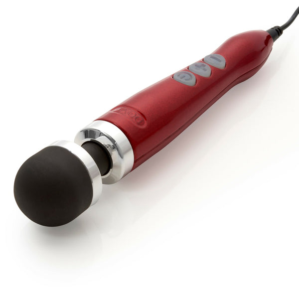DOXY Die Cast 3 Wand Massager - Candy Red - Extreme Toyz Singapore - https://extremetoyz.com.sg - Sex Toys and Lingerie Online Store - Bondage Gear / Vibrators / Electrosex Toys / Wireless Remote Control Vibes / Sexy Lingerie and Role Play / BDSM / Dungeon Furnitures / Dildos and Strap Ons  / Anal and Prostate Massagers / Anal Douche and Cleaning Aide / Delay Sprays and Gels / Lubricants and more...