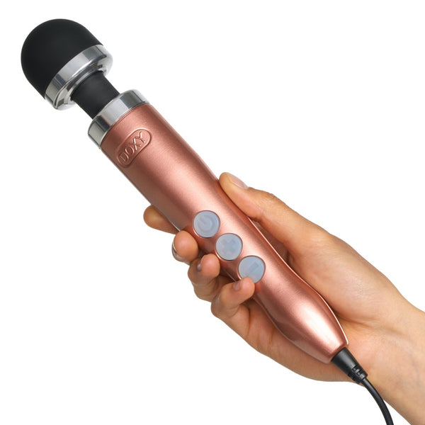 DOXY Die Cast 3 Wand Massager - Rose Gold - Extreme Toyz Singapore - https://extremetoyz.com.sg - Sex Toys and Lingerie Online Store - Bondage Gear / Vibrators / Electrosex Toys / Wireless Remote Control Vibes / Sexy Lingerie and Role Play / BDSM / Dungeon Furnitures / Dildos and Strap Ons  / Anal and Prostate Massagers / Anal Douche and Cleaning Aide / Delay Sprays and Gels / Lubricants and more...