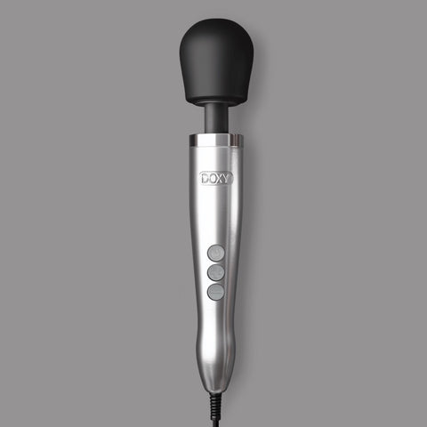 DOXY Die Cast Wand Massager - Brushed Metal - Extreme Toyz Singapore - https://extremetoyz.com.sg - Sex Toys and Lingerie Online Store - Bondage Gear / Vibrators / Electrosex Toys / Wireless Remote Control Vibes / Sexy Lingerie and Role Play / BDSM / Dungeon Furnitures / Dildos and Strap Ons / Anal and Prostate Massagers / Anal Douche and Cleaning Aide / Delay Sprays and Gels / Lubricants and more...