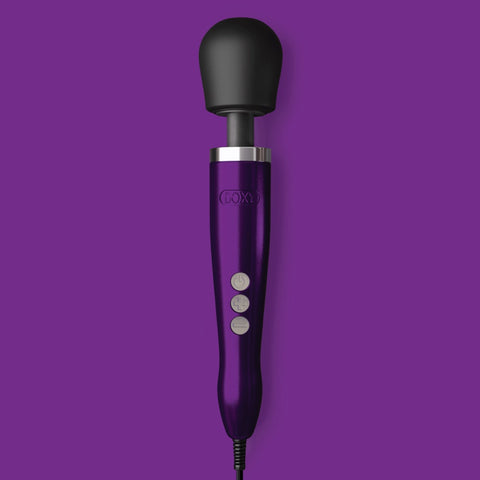 DOXY Die Cast Wand Massager - Purple - Extreme Toyz Singapore - https://extremetoyz.com.sg - Sex Toys and Lingerie Online Store - Bondage Gear / Vibrators / Electrosex Toys / Wireless Remote Control Vibes / Sexy Lingerie and Role Play / BDSM / Dungeon Furnitures / Dildos and Strap Ons / Anal and Prostate Massagers / Anal Douche and Cleaning Aide / Delay Sprays and Gels / Lubricants and more...