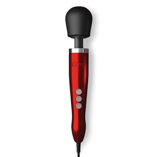 DOXY Die Cast Wand Massager - Red - Extreme Toyz Singapore - https://extremetoyz.com.sg - Sex Toys and Lingerie Online Store - Bondage Gear / Vibrators / Electrosex Toys / Wireless Remote Control Vibes / Sexy Lingerie and Role Play / BDSM / Dungeon Furnitures / Dildos and Strap Ons / Anal and Prostate Massagers / Anal Douche and Cleaning Aide / Delay Sprays and Gels / Lubricants and more...