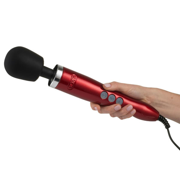 DOXY Die Cast Wand Massager - Red - Extreme Toyz Singapore - https://extremetoyz.com.sg - Sex Toys and Lingerie Online Store - Bondage Gear / Vibrators / Electrosex Toys / Wireless Remote Control Vibes / Sexy Lingerie and Role Play / BDSM / Dungeon Furnitures / Dildos and Strap Ons  / Anal and Prostate Massagers / Anal Douche and Cleaning Aide / Delay Sprays and Gels / Lubricants and more...