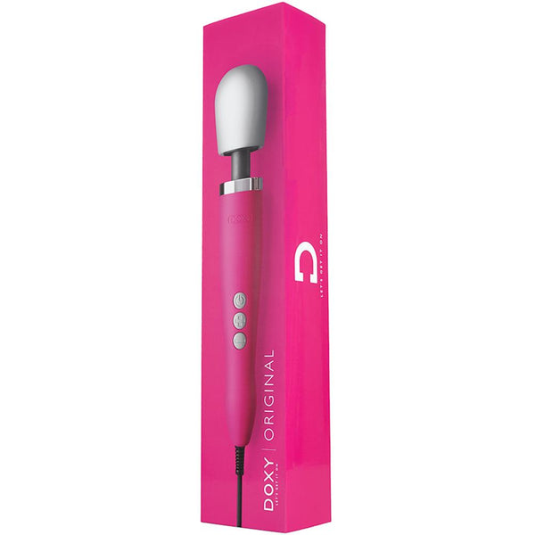 DOXY Original Wand Massager - Pink - Extreme Toyz Singapore - https://extremetoyz.com.sg - Sex Toys and Lingerie Online Store - Bondage Gear / Vibrators / Electrosex Toys / Wireless Remote Control Vibes / Sexy Lingerie and Role Play / BDSM / Dungeon Furnitures / Dildos and Strap Ons  / Anal and Prostate Massagers / Anal Douche and Cleaning Aide / Delay Sprays and Gels / Lubricants and more...