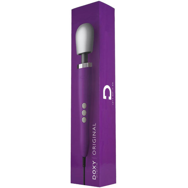 DOXY Original Wand Massager - Purple - Extreme Toyz Singapore - https://extremetoyz.com.sg - Sex Toys and Lingerie Online Store - Bondage Gear / Vibrators / Electrosex Toys / Wireless Remote Control Vibes / Sexy Lingerie and Role Play / BDSM / Dungeon Furnitures / Dildos and Strap Ons  / Anal and Prostate Massagers / Anal Douche and Cleaning Aide / Delay Sprays and Gels / Lubricants and more...
