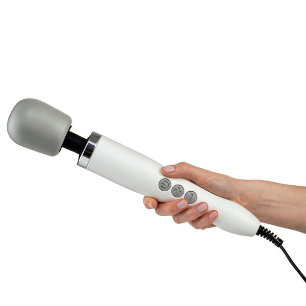 DOXY Original Wand Massager - White - Extreme Toyz Singapore - https://extremetoyz.com.sg - Sex Toys and Lingerie Online Store - Bondage Gear / Vibrators / Electrosex Toys / Wireless Remote Control Vibes / Sexy Lingerie and Role Play / BDSM / Dungeon Furnitures / Dildos and Strap Ons  / Anal and Prostate Massagers / Anal Douche and Cleaning Aide / Delay Sprays and Gels / Lubricants and more...