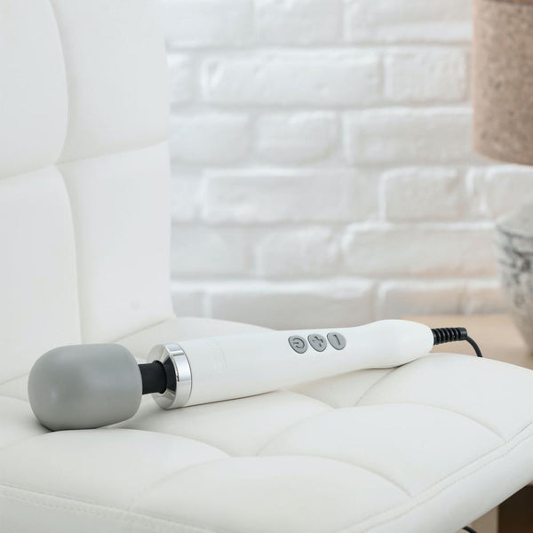 DOXY Original Wand Massager - White - Extreme Toyz Singapore - https://extremetoyz.com.sg - Sex Toys and Lingerie Online Store - Bondage Gear / Vibrators / Electrosex Toys / Wireless Remote Control Vibes / Sexy Lingerie and Role Play / BDSM / Dungeon Furnitures / Dildos and Strap Ons  / Anal and Prostate Massagers / Anal Douche and Cleaning Aide / Delay Sprays and Gels / Lubricants and more...