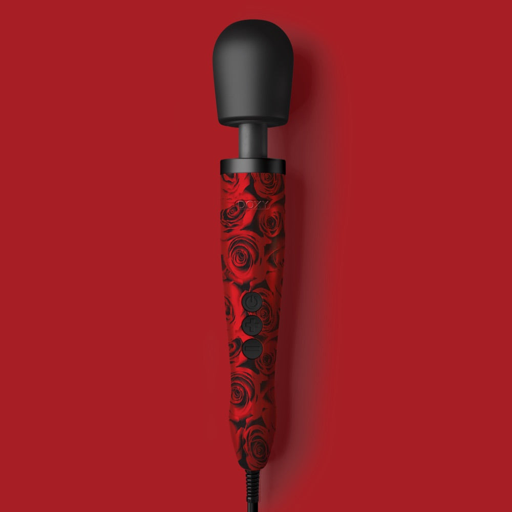 DOXY Original Wand Massager - Roses - Extreme Toyz Singapore - https://extremetoyz.com.sg - Sex Toys and Lingerie Online Store - Bondage Gear / Vibrators / Electrosex Toys / Wireless Remote Control Vibes / Sexy Lingerie and Role Play / BDSM / Dungeon Furnitures / Dildos and Strap Ons / Anal and Prostate Massagers / Anal Douche and Cleaning Aide / Delay Sprays and Gels / Lubricants and more...