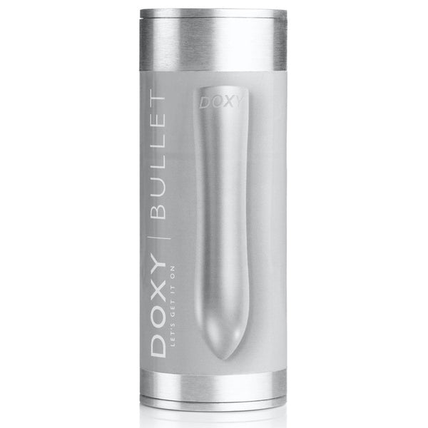 DOXY Bullet Rechargeable Vibrator - Silver - Extreme Toyz Singapore - https://extremetoyz.com.sg - Sex Toys and Lingerie Online Store - Bondage Gear / Vibrators / Electrosex Toys / Wireless Remote Control Vibes / Sexy Lingerie and Role Play / BDSM / Dungeon Furnitures / Dildos and Strap Ons  / Anal and Prostate Massagers / Anal Douche and Cleaning Aide / Delay Sprays and Gels / Lubricants and more...