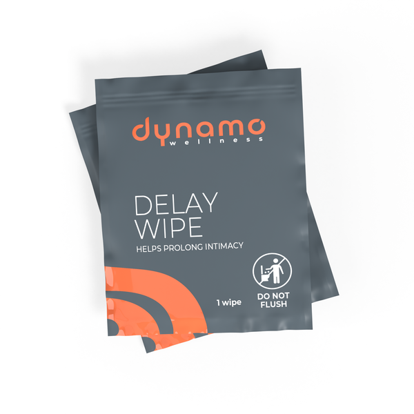 Dynamo Wellness Fasting Acting 4% Delay Wipe - 18 Pack