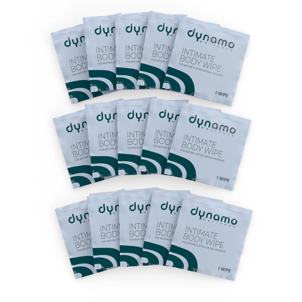 Dynamo Wellness Intimate Body Wipe pH Balanced for Sensitive Skin - 15 Pack