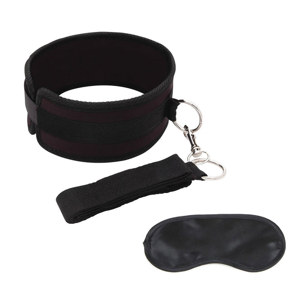 Lux Fetish Collar & Leash Set - Extreme Toyz Singapore - https://extremetoyz.com.sg - Sex Toys and Lingerie Online Store - Bondage Gear / Vibrators / Electrosex Toys / Wireless Remote Control Vibes / Sexy Lingerie and Role Play / BDSM / Dungeon Furnitures / Dildos and Strap Ons &nbsp;/ Anal and Prostate Massagers / Anal Douche and Cleaning Aide / Delay Sprays and Gels / Lubricants and more...