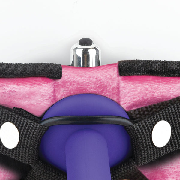 Lux Fetish Pink Velvet Strap-On Harness - Extreme Toyz Singapore - https://extremetoyz.com.sg - Sex Toys and Lingerie Online Store - Bondage Gear / Vibrators / Electrosex Toys / Wireless Remote Control Vibes / Sexy Lingerie and Role Play / BDSM / Dungeon Furnitures / Dildos and Strap Ons &nbsp;/ Anal and Prostate Massagers / Anal Douche and Cleaning Aide / Delay Sprays and Gels / Lubricants and more...