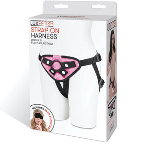 Lux Fetish Pink Velvet Strap-On Harness - Extreme Toyz Singapore - https://extremetoyz.com.sg - Sex Toys and Lingerie Online Store - Bondage Gear / Vibrators / Electrosex Toys / Wireless Remote Control Vibes / Sexy Lingerie and Role Play / BDSM / Dungeon Furnitures / Dildos and Strap Ons &nbsp;/ Anal and Prostate Massagers / Anal Douche and Cleaning Aide / Delay Sprays and Gels / Lubricants and more...