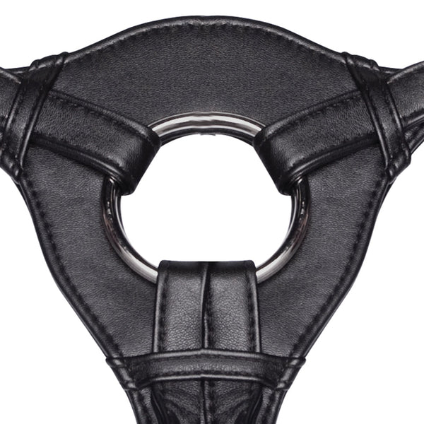 Lux Fetish Faux Leather Strap-On Harness - Extreme Toyz Singapore - https://extremetoyz.com.sg - Sex Toys and Lingerie Online Store - Bondage Gear / Vibrators / Electrosex Toys / Wireless Remote Control Vibes / Sexy Lingerie and Role Play / BDSM / Dungeon Furnitures / Dildos and Strap Ons &nbsp;/ Anal and Prostate Massagers / Anal Douche and Cleaning Aide / Delay Sprays and Gels / Lubricants and more...