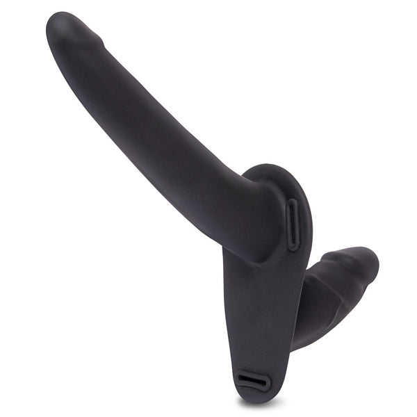 Lux Fetish Silicone Strap-On Harness Dildo With Internal Penetration - Extreme Toyz Singapore - https://extremetoyz.com.sg - Sex Toys and Lingerie Online Store - Bondage Gear / Vibrators / Electrosex Toys / Wireless Remote Control Vibes / Sexy Lingerie and Role Play / BDSM / Dungeon Furnitures / Dildos and Strap Ons &nbsp;/ Anal and Prostate Massagers / Anal Douche and Cleaning Aide / Delay Sprays and Gels / Lubricants and more...