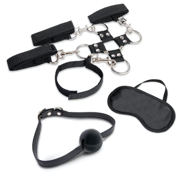 Lux Fetish 7 Piece Hogtie and Ball Gag Kit - Extreme Toyz Singapore - https://extremetoyz.com.sg - Sex Toys and Lingerie Online Store - Bondage Gear / Vibrators / Electrosex Toys / Wireless Remote Control Vibes / Sexy Lingerie and Role Play / BDSM / Dungeon Furnitures / Dildos and Strap Ons &nbsp;/ Anal and Prostate Massagers / Anal Douche and Cleaning Aide / Delay Sprays and Gels / Lubricants and more...