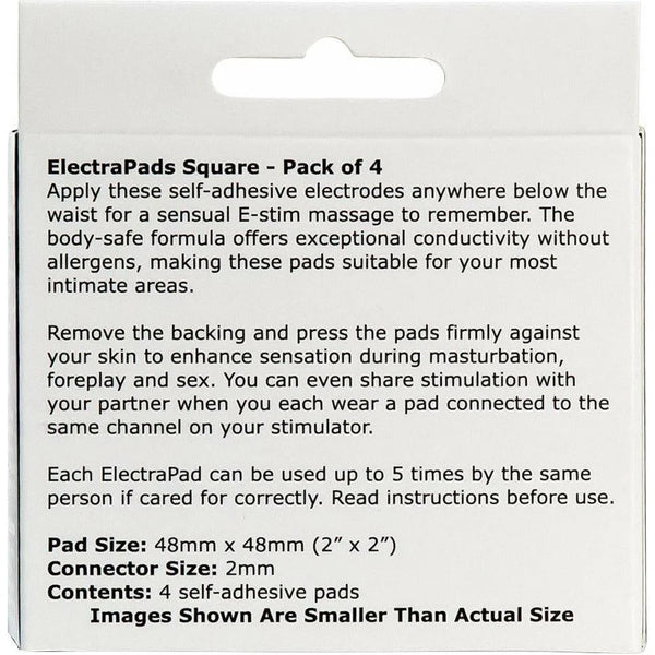 Square Self-Adhesive ElectraPads - 4 Pack