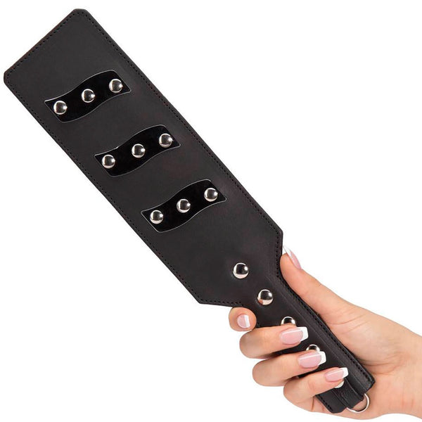 ELECTRASTIM ElectraPaddle Leather Electro Spanking Paddle - Extreme Toyz Singapore - https://extremetoyz.com.sg - Sex Toys and Lingerie Online Store - Bondage Gear / Vibrators / Electrosex Toys / Wireless Remote Control Vibes / Sexy Lingerie and Role Play / BDSM / Dungeon Furnitures / Dildos and Strap Ons  / Anal and Prostate Massagers / Anal Douche and Cleaning Aide / Delay Sprays and Gels / Lubricants and more...