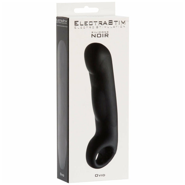 ELECTRASTIM Noir Ovid Electro G-Spot Silicone Dildo - Extreme Toyz Singapore - https://extremetoyz.com.sg - Sex Toys and Lingerie Online Store - Bondage Gear / Vibrators / Electrosex Toys / Wireless Remote Control Vibes / Sexy Lingerie and Role Play / BDSM / Dungeon Furnitures / Dildos and Strap Ons  / Anal and Prostate Massagers / Anal Douche and Cleaning Aide / Delay Sprays and Gels / Lubricants and more...