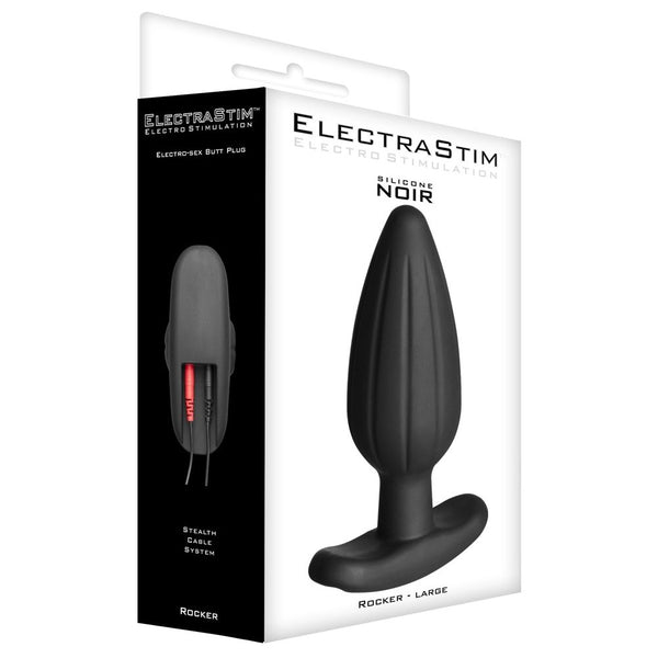 ELECTRASTIM Noir Rocker Silicone Butt Plug - Large - Extreme Toyz Singapore - https://extremetoyz.com.sg - Sex Toys and Lingerie Online Store - Bondage Gear / Vibrators / Electrosex Toys / Wireless Remote Control Vibes / Sexy Lingerie and Role Play / BDSM / Dungeon Furnitures / Dildos and Strap Ons  / Anal and Prostate Massagers / Anal Douche and Cleaning Aide / Delay Sprays and Gels / Lubricants and more...