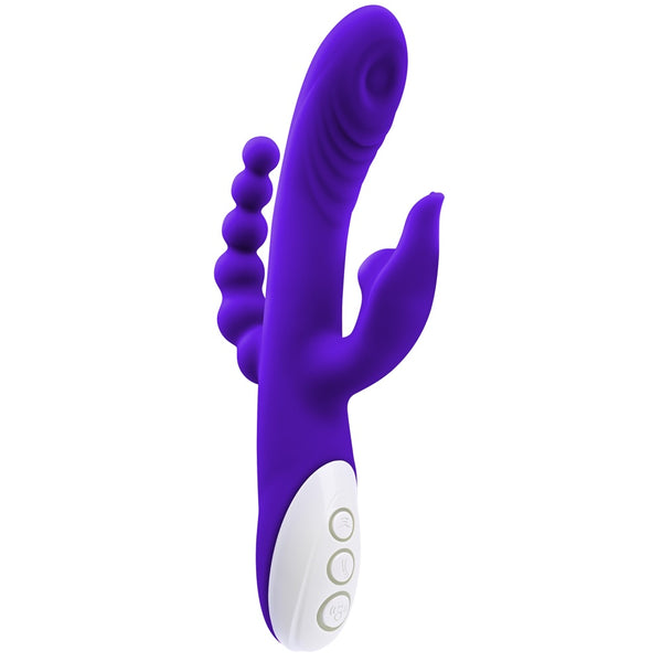 Lick Me Rechargeable Triple-Action Clitoral Tongue-Licking Vibrator