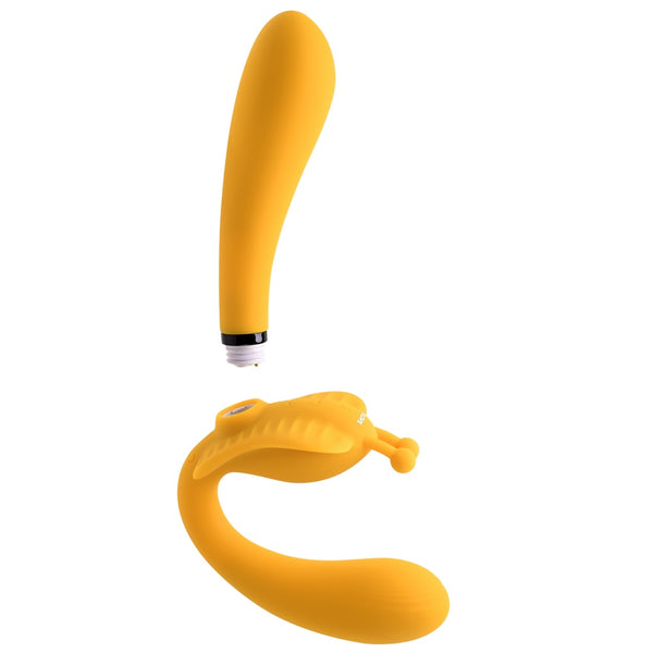 The Monarch 10-Function Rechargeable Multi-Function Strapless Strap-On Vibrator