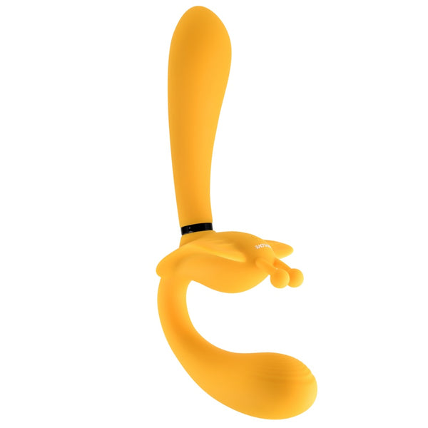 The Monarch 10-Function Rechargeable Multi-Function Strapless Strap-On Vibrator