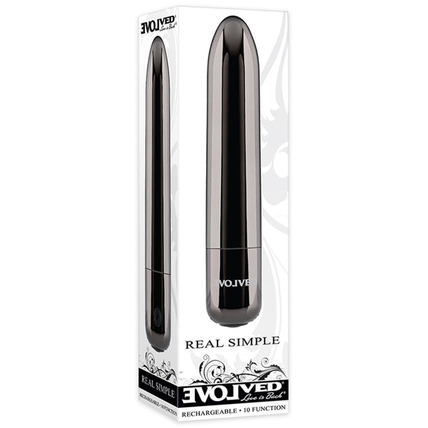 Real Simple 10-Function Rechargeable Bullet Vibrator