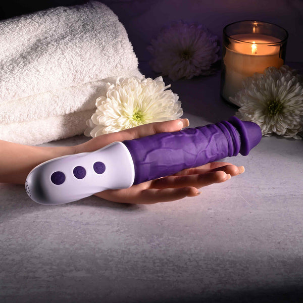 Plum Thrust Rechargeable Thrusting Dildo