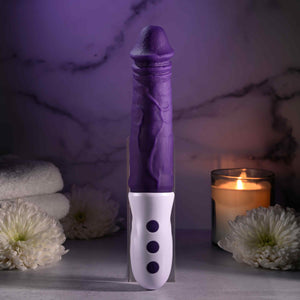 Plum Thrust Rechargeable Thrusting Dildo